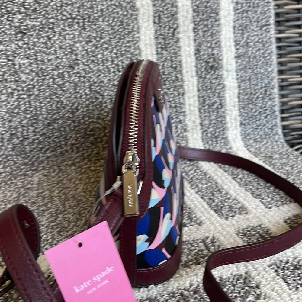 Kate Spade Sylvia Geo Birds Dome Crossbody Multi